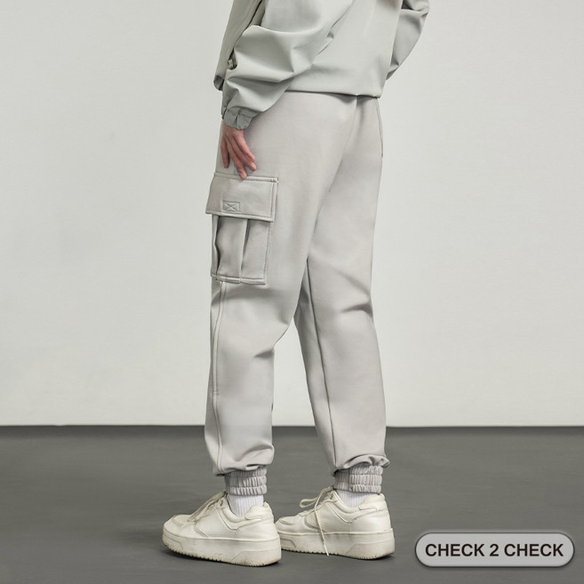 Check2Check 防風機能棉褲 內裡刷毛工作褲