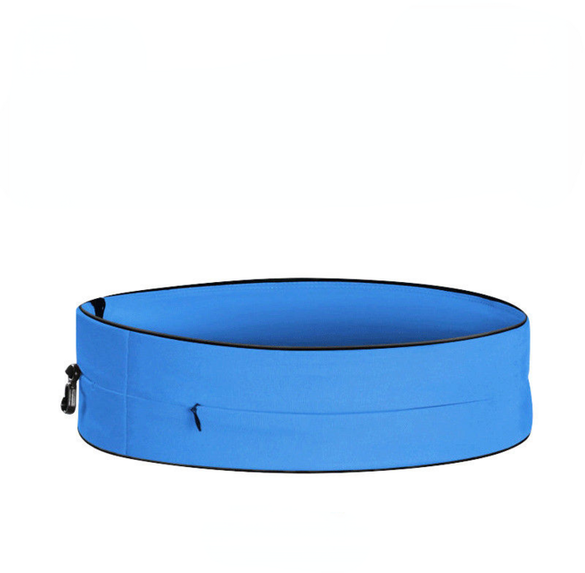 간미 다기능 스포츠 힙색 핸드폰 열쇠 잔돈 넣을 수 있는 히든 스포츠 벨트 스포츠 피트니스 러닝 아웃도어용으로 적합, 블루 업그레이드, 1개