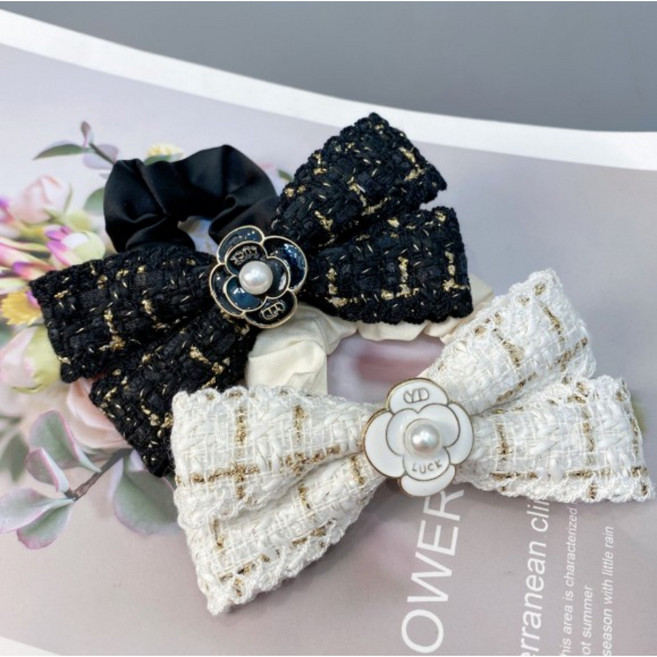 아름디오 트위드 진주 곱창밴드 2종