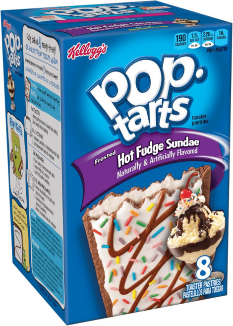 켈로그 팝타르트 핫퍼지 선데 8개입, 1개, 384g