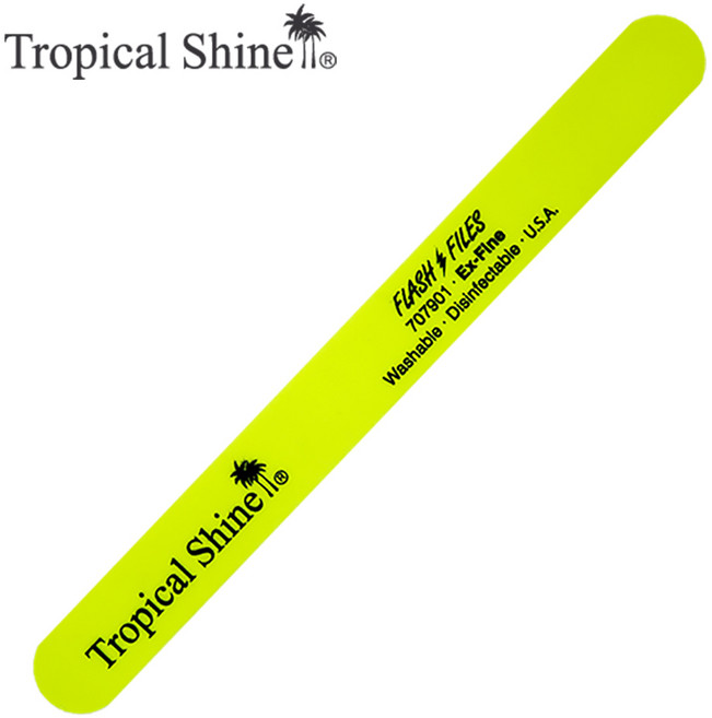 TropicalShine 정품트로피칼샤인USA 네일파일 풋파일, 1개, 옐로우플래쉬707901(320)