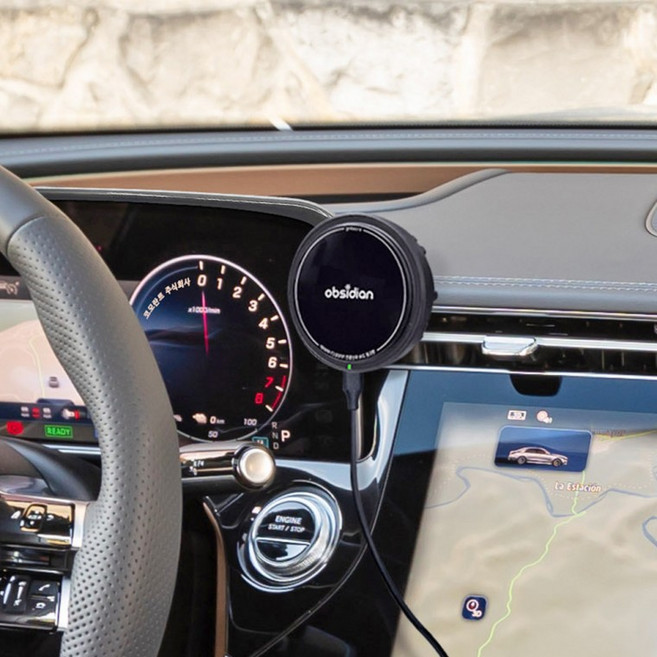 [말랑나무] 벤츠 E클래스 W214 Qi2 맥세이프 e쿨링 핸드폰 고속 무선충전거치대, 상세페이지 참조, 1개