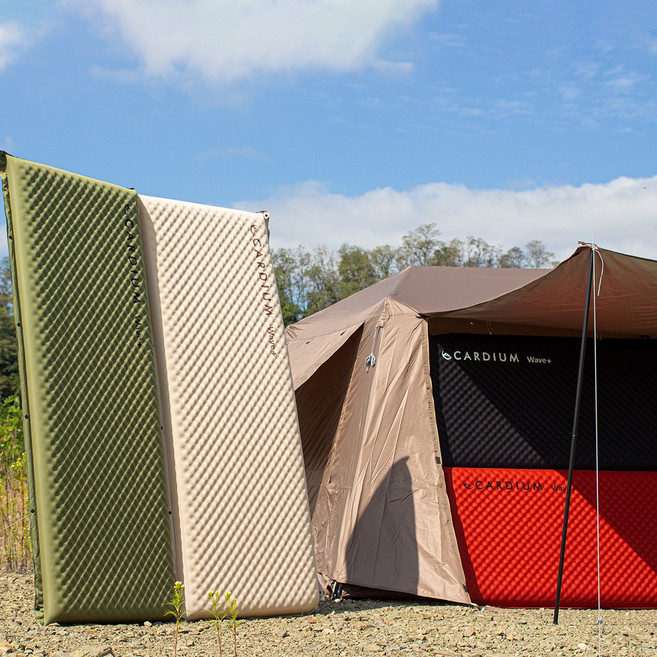 카디움 시그니처 자충매트 두께 10cm 에어 텐트 매트 1인용 190x80cm, 자충매트 WV-4110 올리브(10cm)