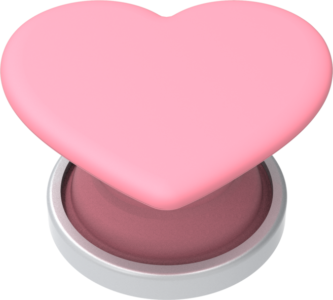 마카롱 하트 정품 그립톡 스마트톡 10종, 1개, 베이비 핑크