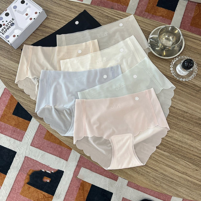 여성 심리스 노라인 누디 팬티 7종세트 편안한 항균 고탄력 햄라인팬티