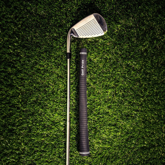 [골프 프라이드] 투어 벨벳 고무 골프 그립, 블랙, 1개