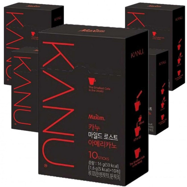 카누 마일드 로스트 아메리카노 70T, 16g, 10개입, 1개, 1