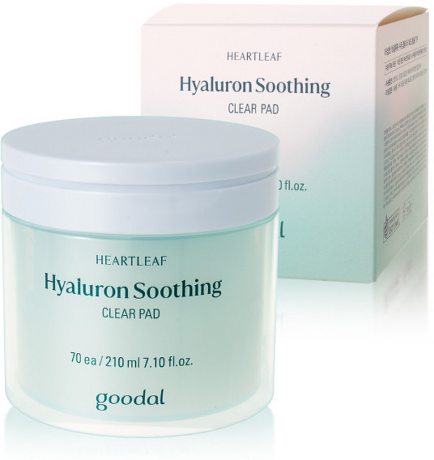 (NEW) 구달 어성초 히알루론 수딩 클리어 패드 (쿨링 진정 패드), 1개, 1매입