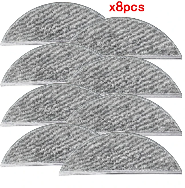 XiaoMi Lydsto R1 로봇 진공 청소기 세척 가능한 예비 부품 천 교체 액세서리 용, 03 8pcs