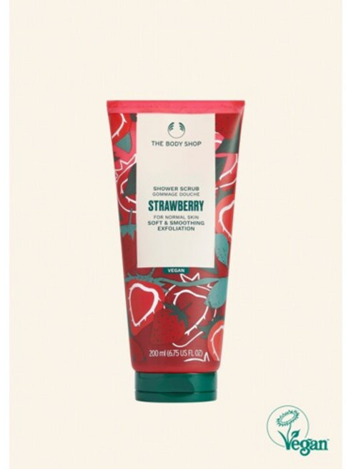 더바디샵 스트로베리 샤워 스크럽, 200ml, 1개