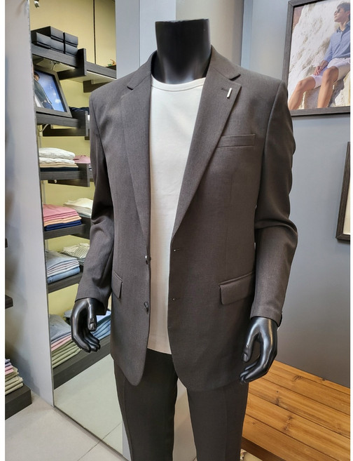 바쏘옴므 브라운 슬림핏 셋업정장 여름 캐주얼 언컨수트 WSZ2JK78A -3990