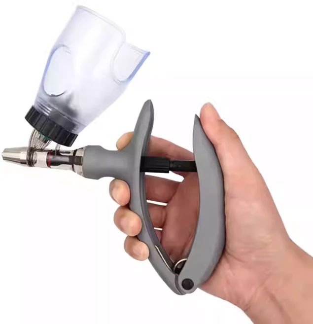 연속주사기 수의용 축사 예방접종 돼지 양 동물용, 1개, 업그레이드된카테터타입2ml(바늘10개포함) - 쿠팡