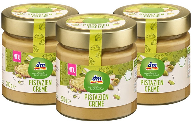 독일 dm 피스타치오 크림 카다이프 두바이쫀득쿠키 스프레드 초콜릿재료200g x 3개 세트, 200g