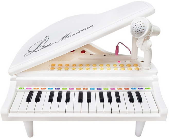 멜로디 그랜드피아노, 화이트, 1개