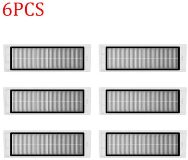 샤오미 미 로봇 진공 청소기 부품 액세서리 HEPA 필터 사이드 브러시 메인 브러시 Roborock S50 S51 SD, 16 Set K, 16 Set K