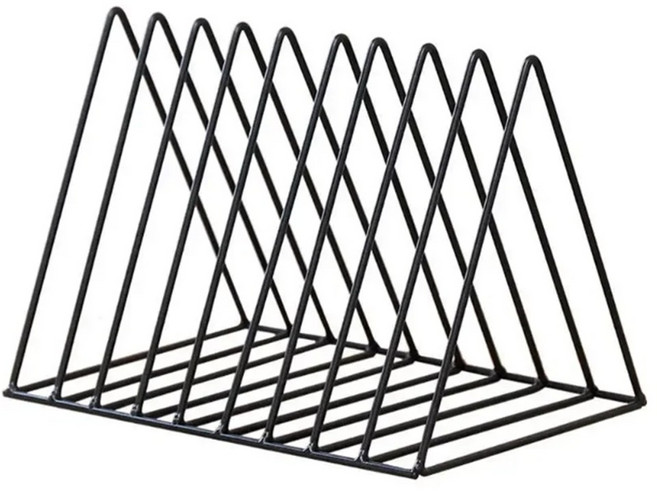 킹콩 다용도 책꽂이 LP 보관함 선발 거치대 수납 랙, 블랙1개