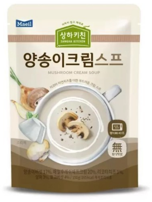 코스트코 상하키친 양송이크림스프 16, 150g, 1개