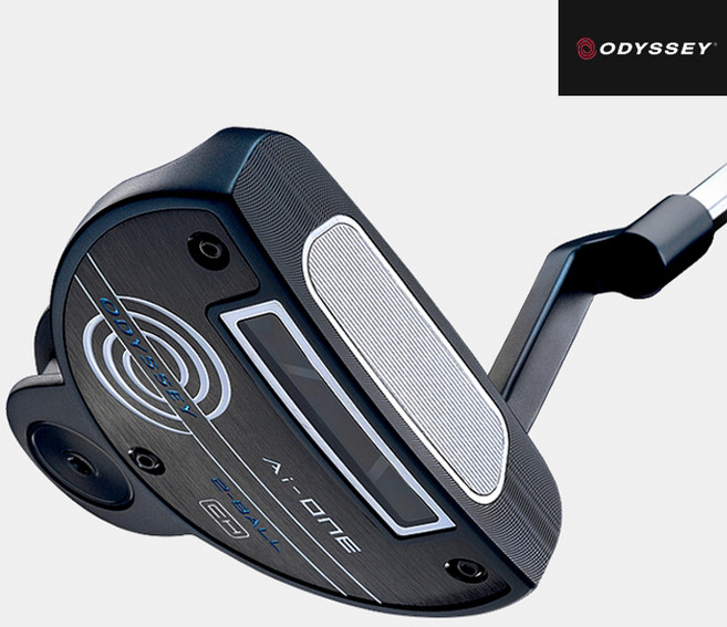 [캘러웨이코리아정품]오디세이 Ai-ONE 2-BALL 퍼터[인서트][남여공용][말렛][PISTOL GRIP][2볼], [옵션] 34인치