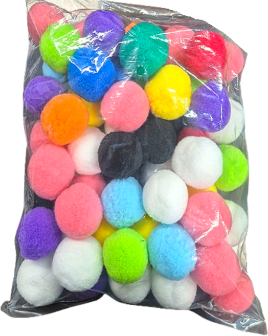 고래아트 국산 50mm 폼폼이 뿅뿅이 대용량, 혼합색