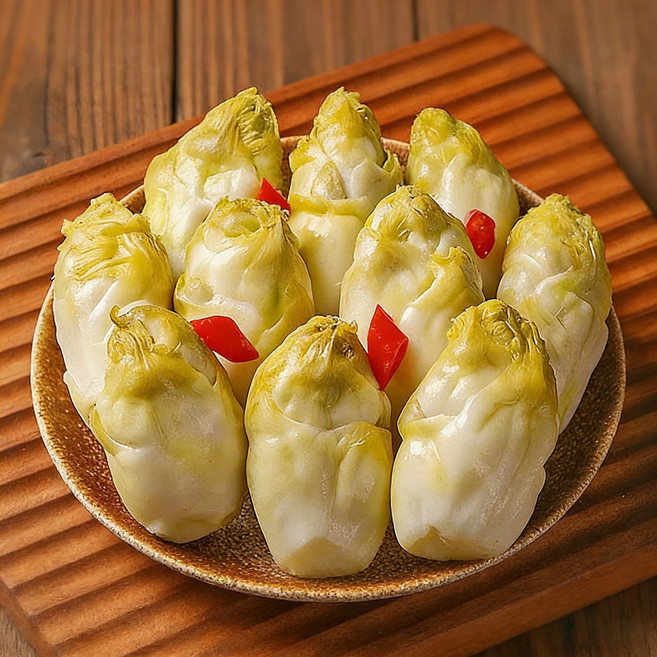 중국식품 짜사이 절임채소 중화요리 반찬 아삭한 밥반찬, 4개, 500g