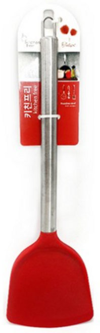 키친프리 실리콘 뒤집기, 레드색상, 10개