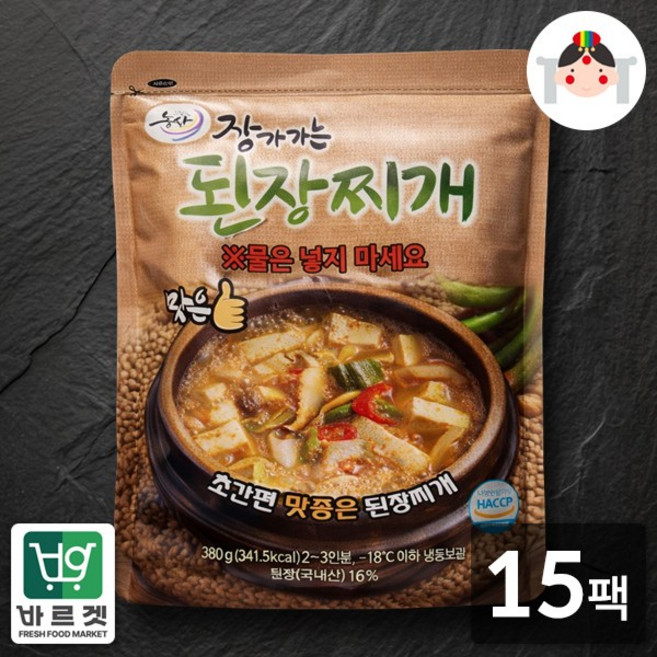 시집가는 농산 장가가는 된장찌개, 380g, 15개
