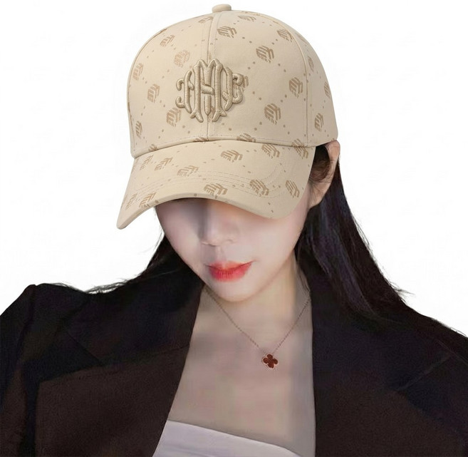 Charm Kaiser 남녀공용 볼캡 심플 모자 스냅백 자수 2415