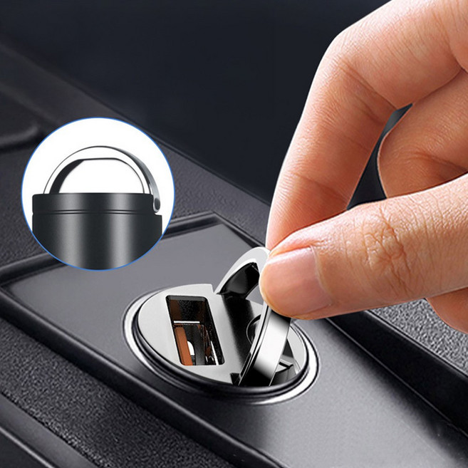 펀어스 매립형 시거잭 고속충전기 C타입 USB 차량용 듀얼포트 자동차 초고속 충전기 FUNUS