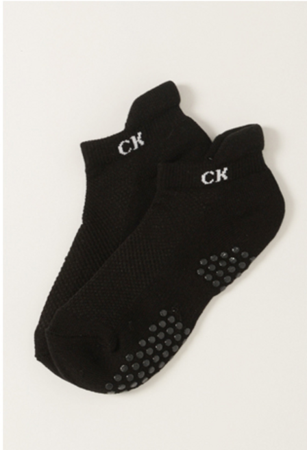 스니커즈CK 스포츠 패션양말 / 미끄럼방지 방송댄스 에어로빅 줌바댄스전용 / 유니크걸, 블랙(단색)