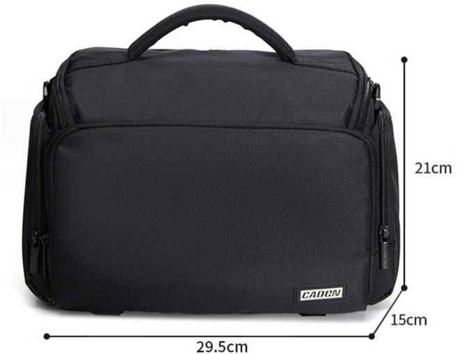 金士曼 單肩手提相機包 - 單眼相機適用 攝影旅行收納包, 1個, 加大型｜一機三鏡｜29.5x22x15