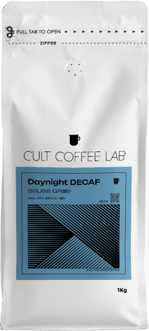 컬트커피랩 디카페인 콜롬비아후일라 슈가케인 너티초코 카라멜 데이나잇 싱글오리지 원두, 홀빈(분쇄안함), 1kg, 1개