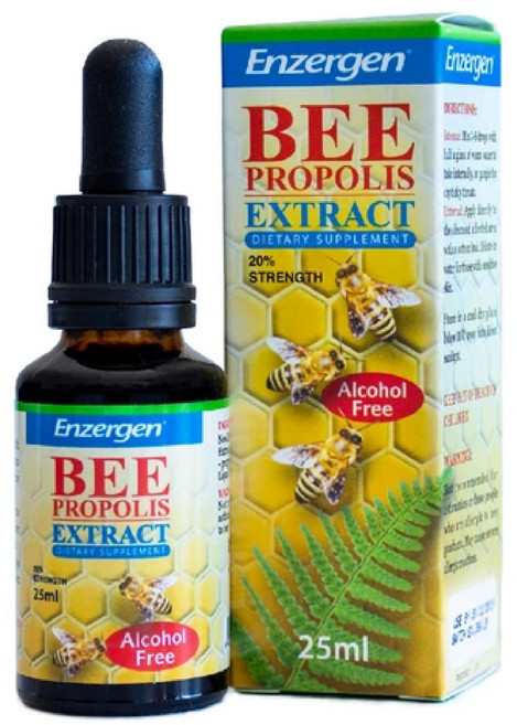 Enzergen 蜂膠萃取液 20%高濃度 無酒精配方 滴管設計 25ml, 2個