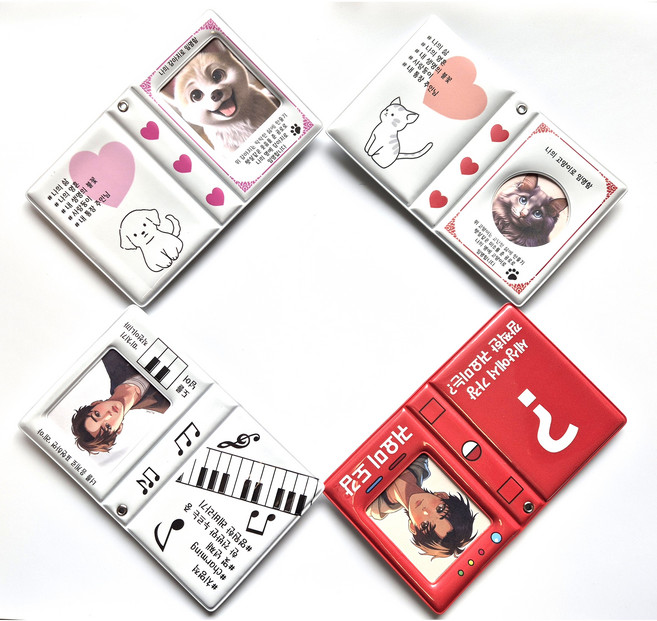 강아지 고양이 귀요미도감 피아노 1단 콜렉트북 4종 콜북 앨범 바인더 포토카드 포카