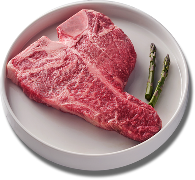 [구미우]1++9등급 한우 티본 스테이크 구이용(냉장) 최고급 한우 소고기 투뿔 넘버9, 2개