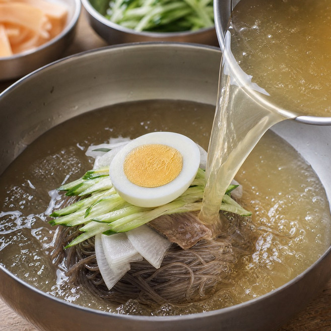 하라네 칡냉면 10인분 밀키트 육수+비빔장 세트 물냉면5인분 비빔냉면5인분, 1세트, 4.1kg