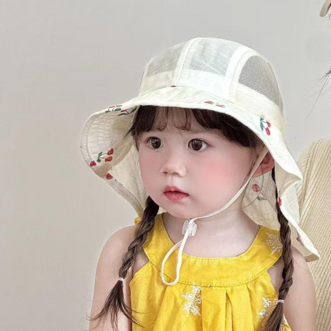 블랙체리 아동용 매쉬 챙모자