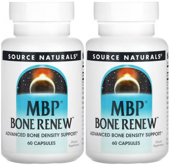 소스내츄럴스 MBP 본 리뉴 유단백추출물 우유단백질, 60정, 2개