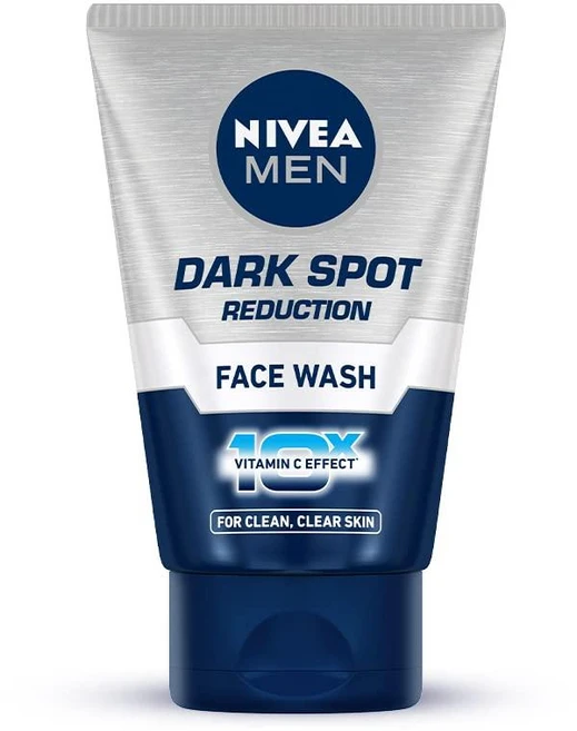 Nivea Men Face Wash Dark Spot Reduction For Clean & Clear Skin With 10X Vitamin C Effect 100 G, 50g, 1개 - 쿠팡