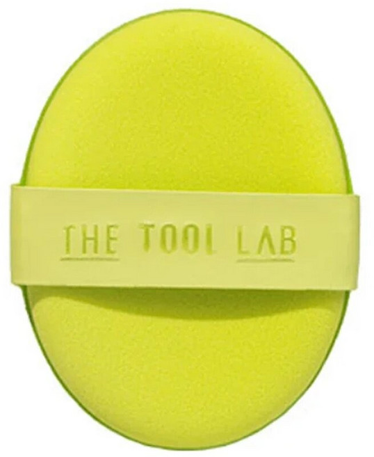 THE TOOL LAB HappyRim 長效水潤 遮瑕粉撲 韓國代購, 1個, 濕用水光橢圓形(1盒2入), 綠色