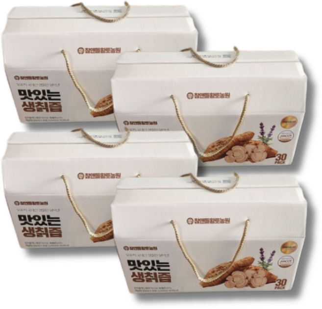 참앤들황토농원 맛있는 생칡즙, 3L, 4개