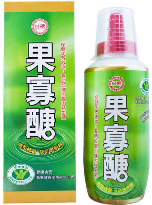 台糖 果寡醣 調整體質 促進腸道蠕動 增加益生菌, 400g, 6個