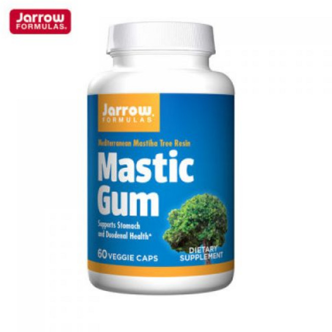 Jarrow Formulas 제로우 Mastic Gum 메스틱 검 1000mg 60정, 1개