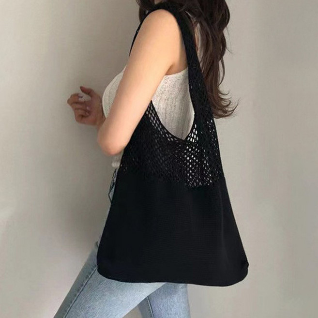 보니타콜렉티드 데일리 쿨링 니트백 여름 비치백니트 에코백