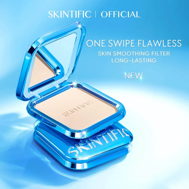 Skintific 스킨티픽 울트라커버파우더 파운데이션 porcelain Foundation 9g, 1개, 02 lvory - 쿠팡