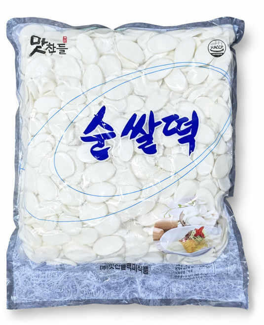 맛찬들 순쌀떡 3kg 대용량 식당용 업소용 식자재, 1개