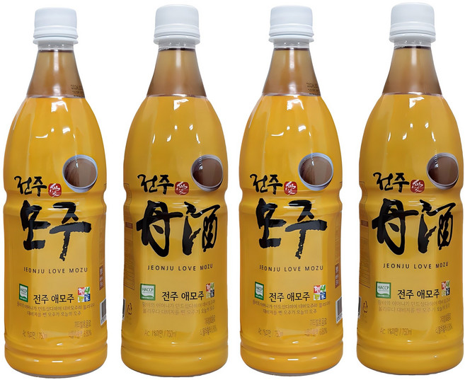 천년주가 전주모주 750ml X4개 한방음료 차 발효음료, 4개