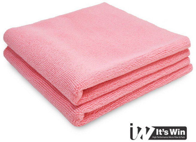 잇츠윈 더블업 버핑타월 핑크 1+1 2장 40x40cm (14시 이전 주문 당일발송), 1개