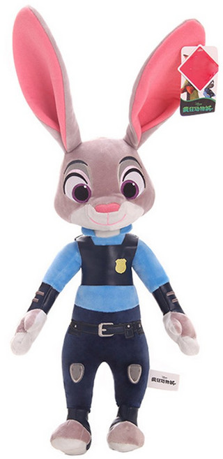만화 애니메이션 영화 Zootopia 플러시 폭스 닉 와일드 토끼 Judy Hopps 인형 동물 크리스마스 선물, 38cm Judy Hopps