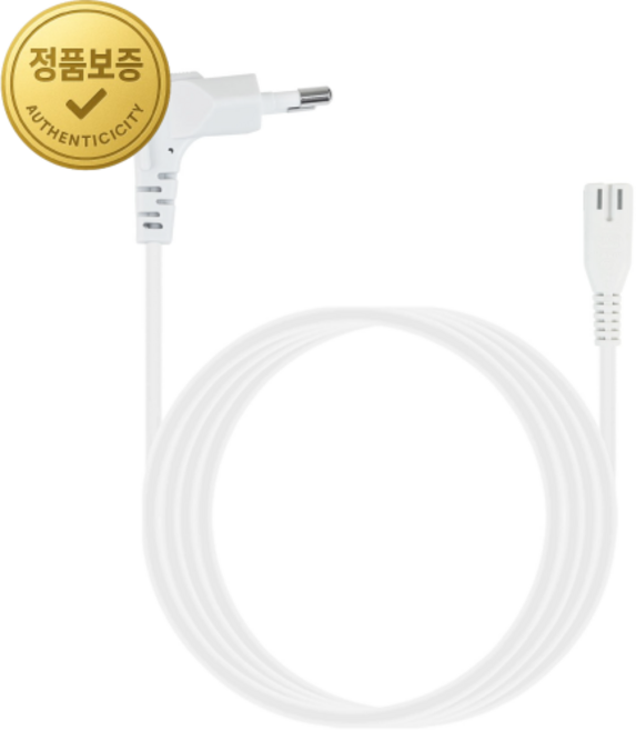 LG 정품 스탠바이미 GO 전원코드 EAD66014104 27LX5QKNA 27LX5QKNB 27LX5QMNA 27LX6TEGA 27LX6TPGA, 1개, 화이트