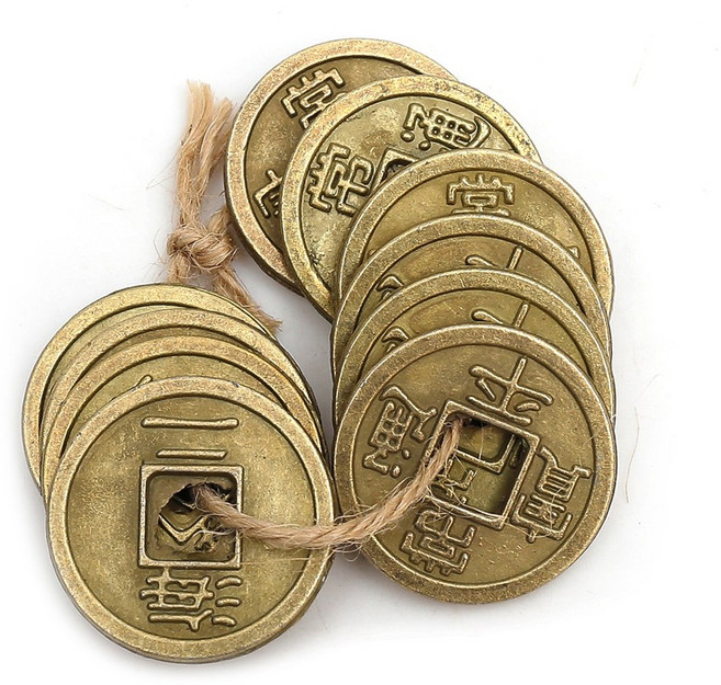 오꿈 오꿈 엽전 옛날동전 상평통보, 02 상평통보 28mm (10개입)